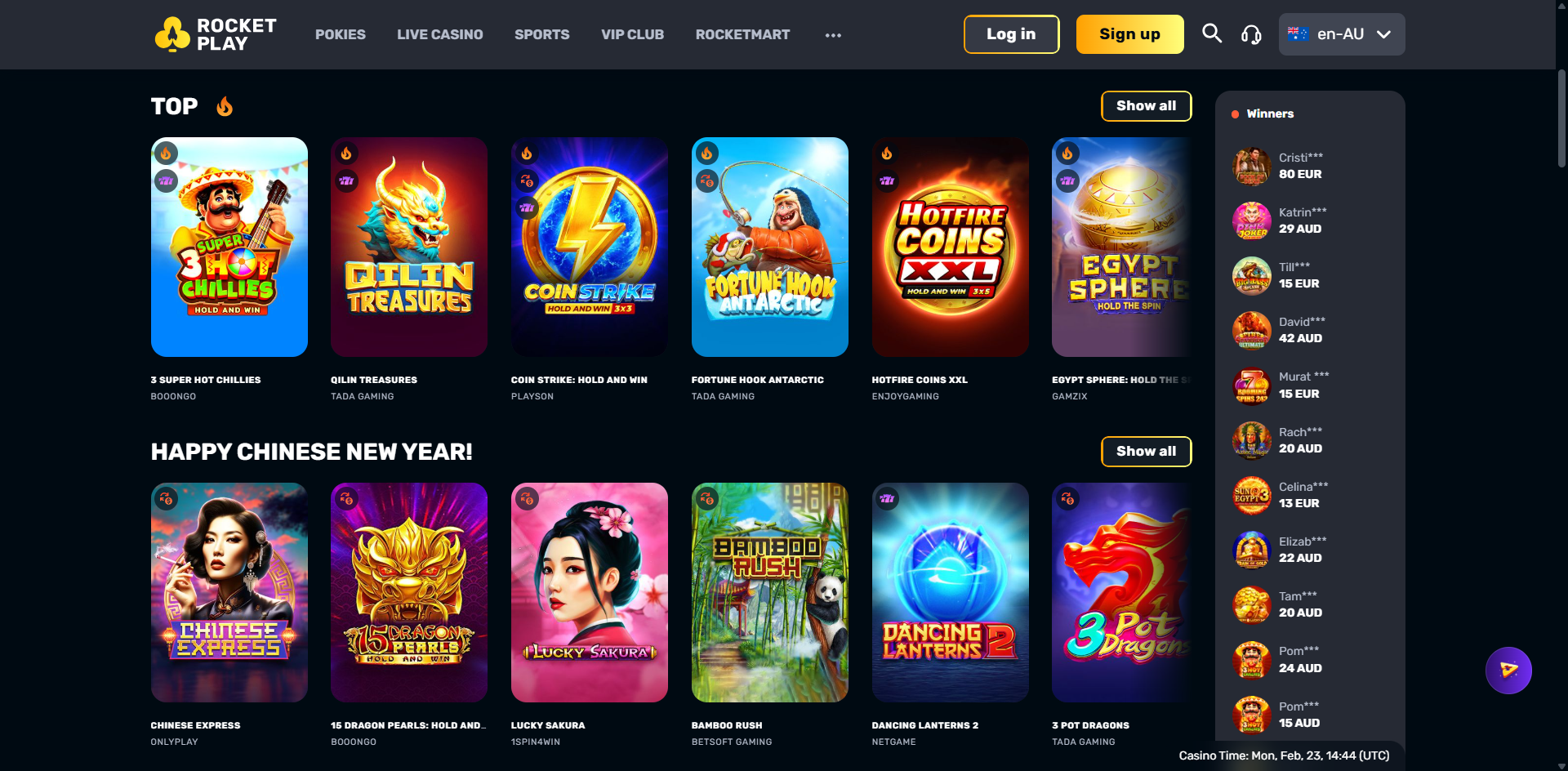 RocketPlay online casino no deposit offer for Australian players