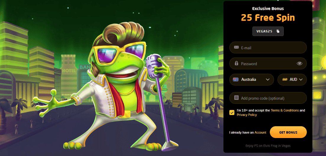 Stay Casino 25 no deposit free spins bonus