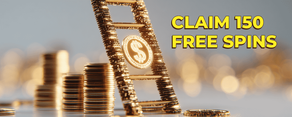 Steps to claim 150 free spins no deposit bonus